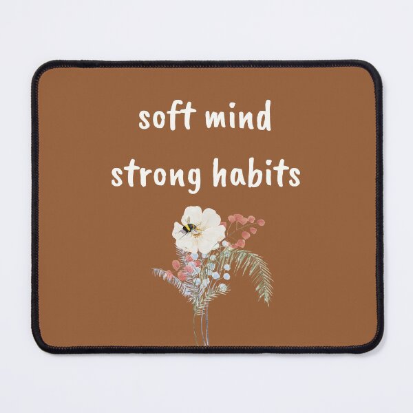 Item preview, Soft Mind Strong Habits – Self Growth Notebook designed and sold by Creativ_Design.