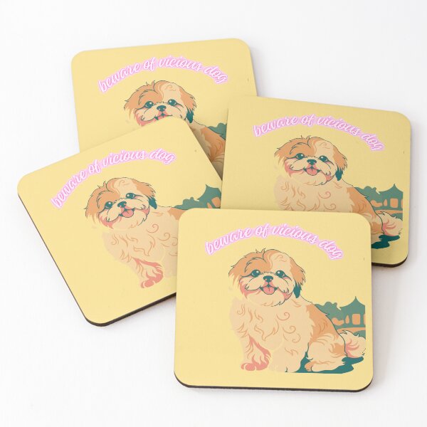 Item preview, Beware of Vicious Dog - Funny Shih Tzu Illustration designed and sold by BLUESKY11a.