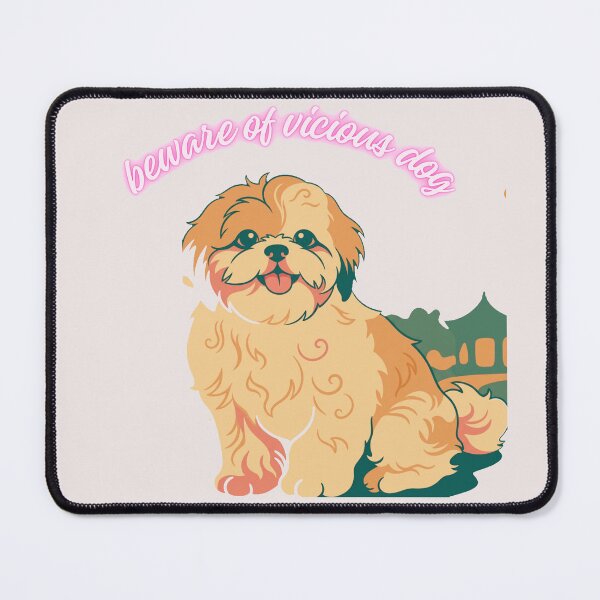 Item preview, Beware of Vicious Dog - Funny Shih Tzu Illustration designed and sold by BLUESKY11a.