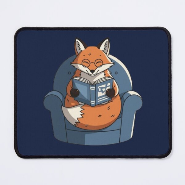 Item preview, Bookish Fox – Whimsical Reading Animal Design designed and sold by Dogandesighn.