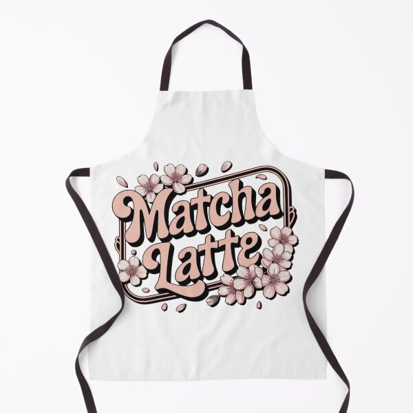 Item preview, Cute Japanese Cafe Matcha Latte Typography designed and sold by BrewmarkStudio.