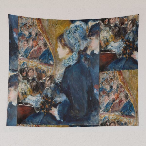 Item preview, The First Outing by Pierre-Auguste Renoir: Elegant Impressionist Theater Scene designed and sold by artofuniverse.