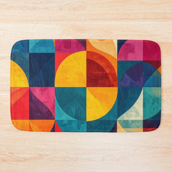 Item preview, Retro Geometric Color Blocks designed and sold by Sasas Design.