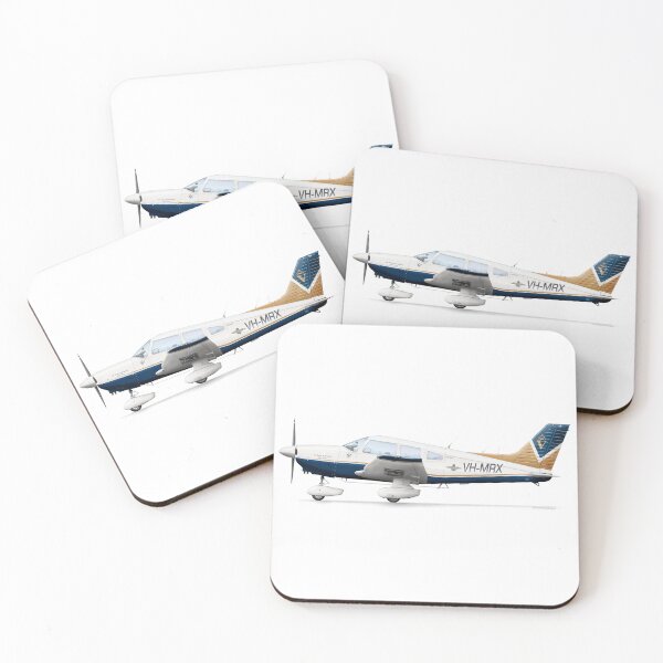 Item preview, PIPER ARCHER II VH-MRX ROYAL VICTORIAN AERO CLUB designed and sold by Grubby Fingers Aircraft Illustration.