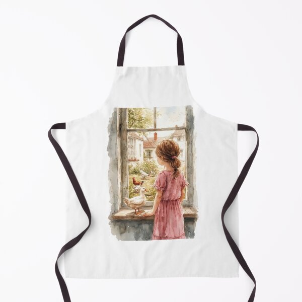 Item preview, The girl experimented with raising ducks and chickens. designed and sold by Whose-sweat.
