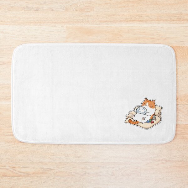 Item preview, Cute Orange Cat Holding Protractor Kawaii Math Stationery Illustration designed and sold by NoopnyangStudio.