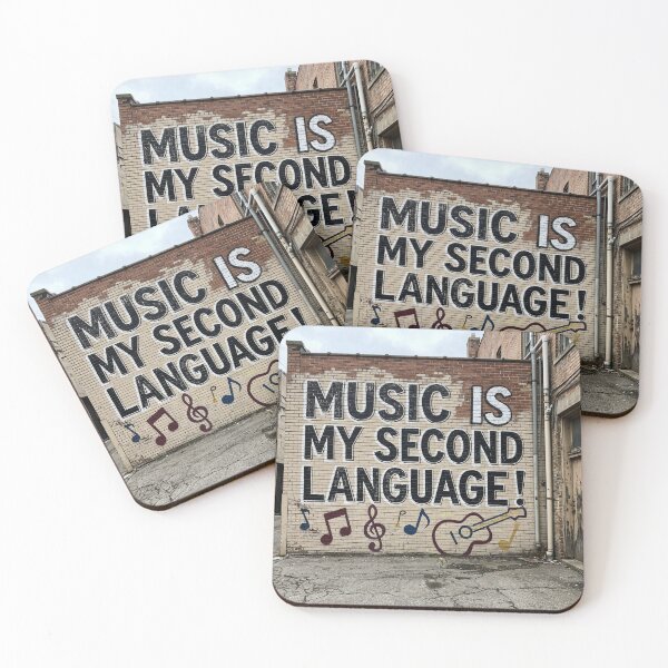 Item preview, Music Is My Second Language designed and sold by GRAFFONYX.