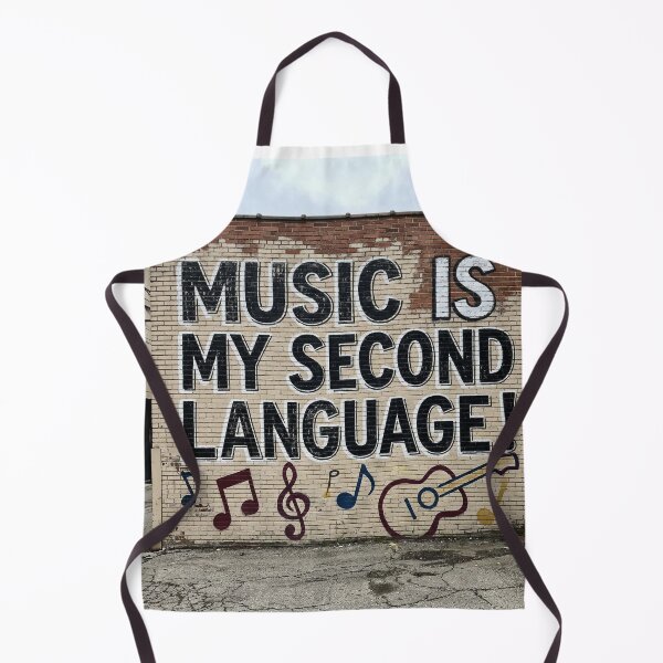 Item preview, Music Is My Second Language designed and sold by GRAFFONYX.