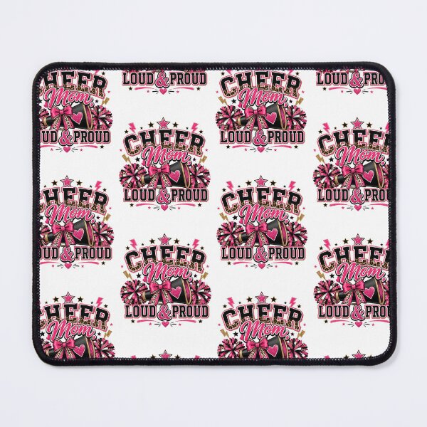 Item preview, Cheer Mom Loud and Proud Pink Leopard Cheerleading Design designed and sold by PixelModeShop.