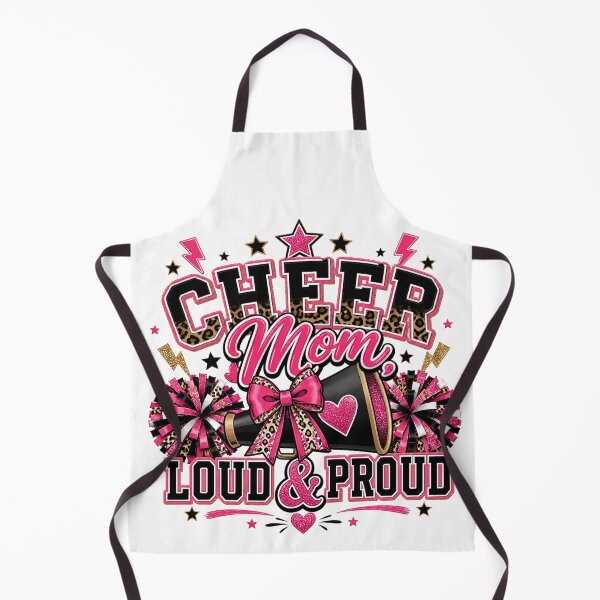 Item preview, Cheer Mom Loud and Proud Pink Leopard Cheerleading Design designed and sold by PixelModeShop.