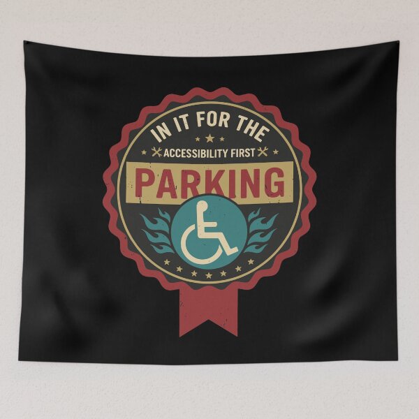 Item preview, Disability Awareness In It For Parking designed and sold by LuminOrb.