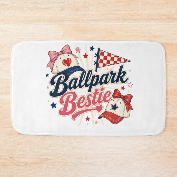 Item preview, Ballpark Bestie Cute Baseball Game Day Coquette Design designed and sold by PixelModeShop.