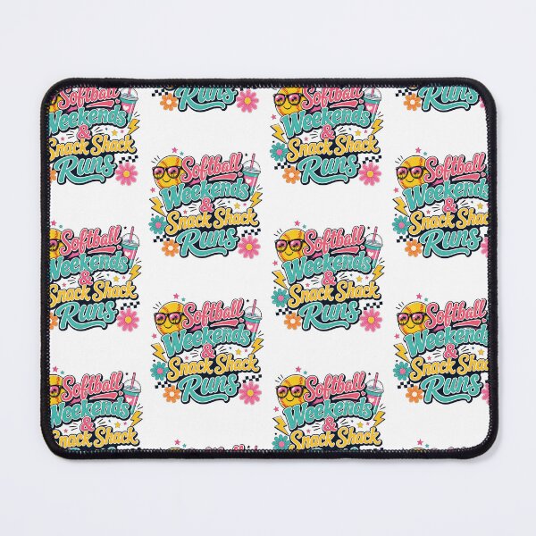 Item preview, Softball Weekends and Snack Shack Runs Cute Game Day Design designed and sold by PixelModeShop.