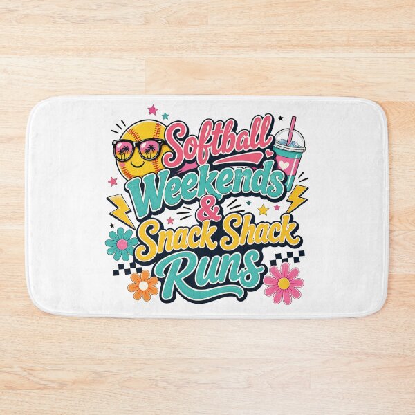 Item preview, Softball Weekends and Snack Shack Runs Cute Game Day Design designed and sold by PixelModeShop.
