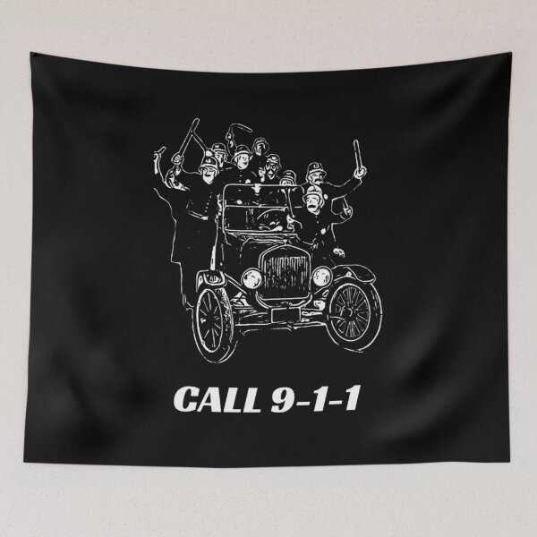 Item preview, CALL 9-1-1, Nine Cops One Car One Problem designed and sold by StencilMenace.