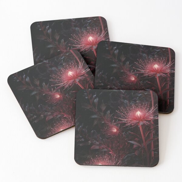 Item preview, Midnight Crimson Blossoms designed and sold by IMuDesigner.