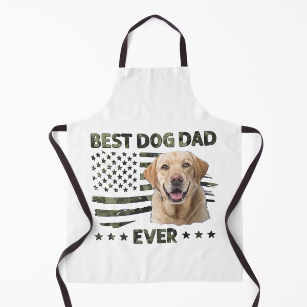 Item preview, Best Dog Dad Ever Labrador Camo Flag T-Shirt designed and sold by OlyvieArt.