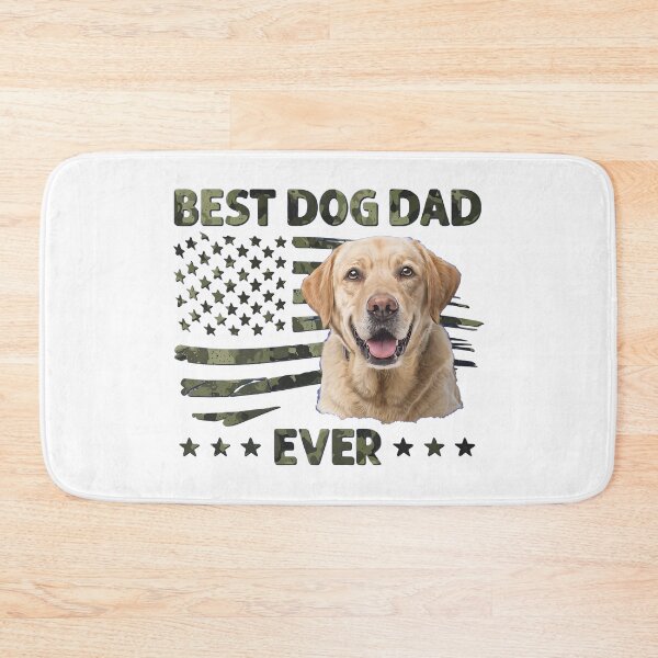 Item preview, Best Dog Dad Ever Labrador Camo Flag T-Shirt designed and sold by OlyvieArt.