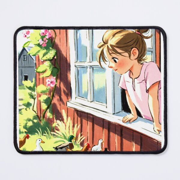 Item preview, The girl experimented with raising ducks and chickens. designed and sold by Whose-sweat.