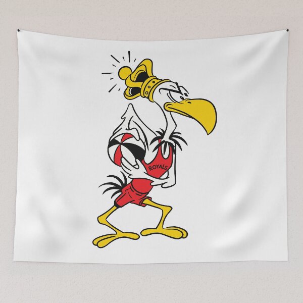 Item preview, Pittsburgh Royals Vintage Cartoon Mascot – Classic Basketball Character Art designed and sold by RetroBasketball.