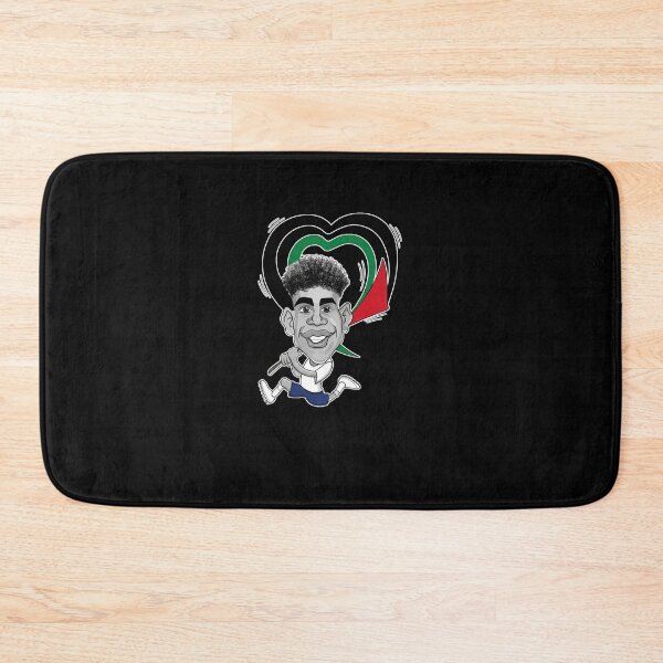 Item preview, Football Player With Palestinian Flag - Caricature Art Print designed and sold by Cust-tshirts.