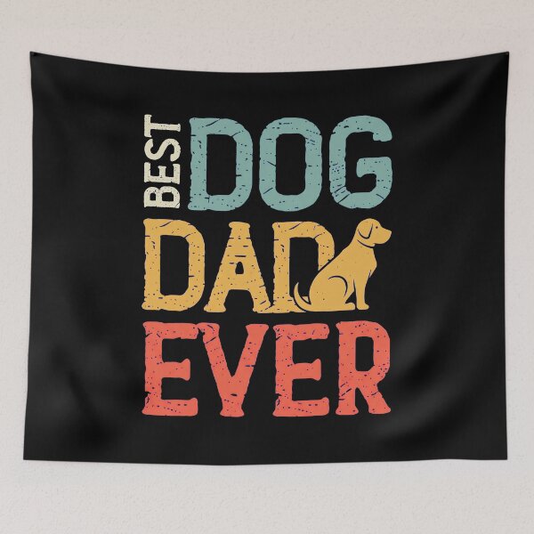 Artikelvorschau, BESTER HUNDEPATA ALLER ZEITEN Retro Vintage Hundeliebhaber T-Shirt entworfen und verkauft von OlyvieArt.
