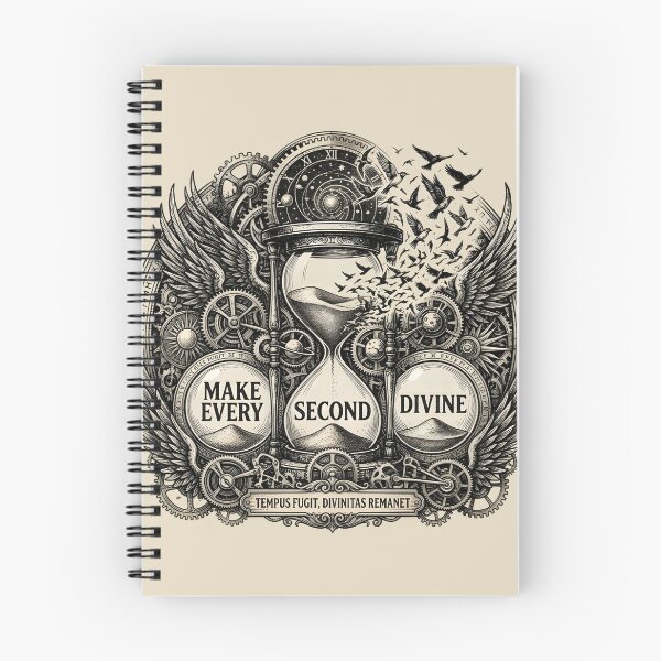 Item preview, Make Every Second Divine Hourglass Vintage Bird Art designed and sold by KaysonSmith.