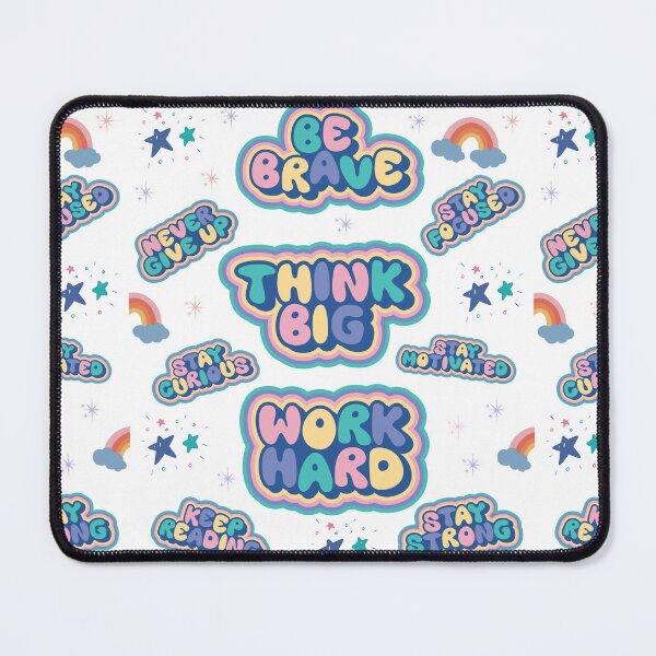 Item preview,  Motivational Quote Sticker Pack — Colorful Kids Inspiration Stickers | Pastel Rainbow Positive Affirmation Set designed and sold by Blush Drop.