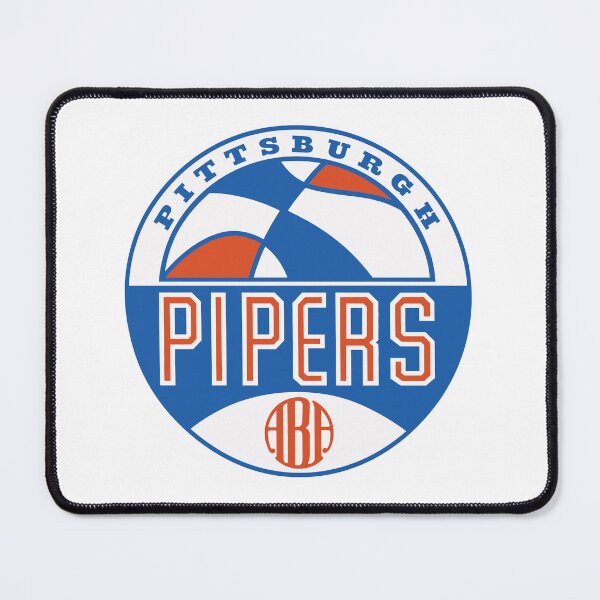 Item preview, Pittsburgh Pipers Vintage ABA Logo – Classic 1960s Basketball Design designed and sold by RetroBasketball.