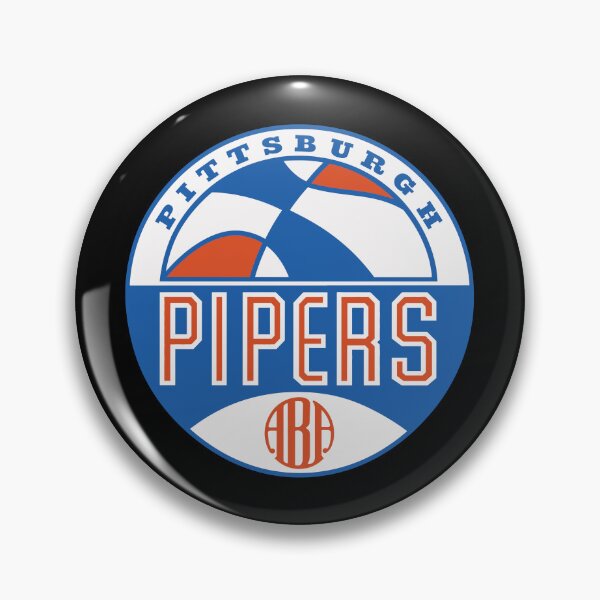 Item preview, Pittsburgh Pipers Vintage ABA Logo – Classic 1960s Basketball Design designed and sold by RetroBasketball.