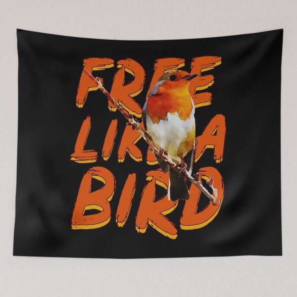 Item preview, Free Like a Bird Robin designed and sold by EichStore.