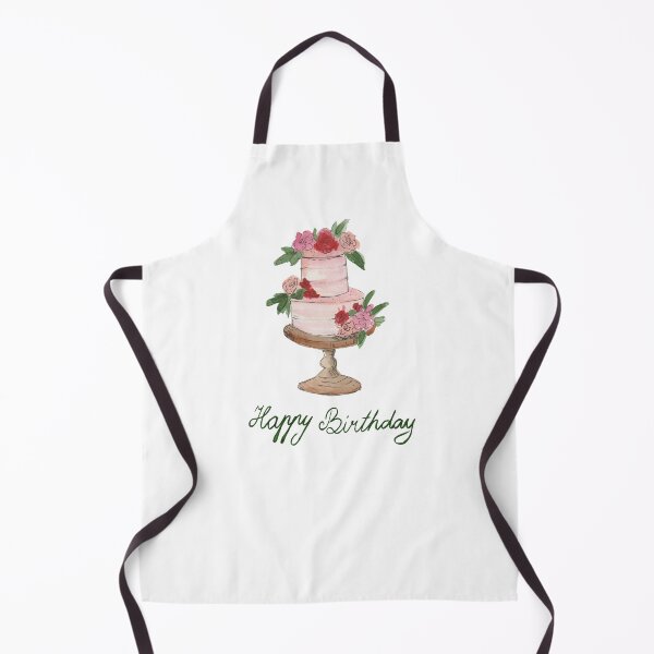 Item preview, Happy Birthday - Cake Watercolour Illustration designed and sold by LLilyArt.