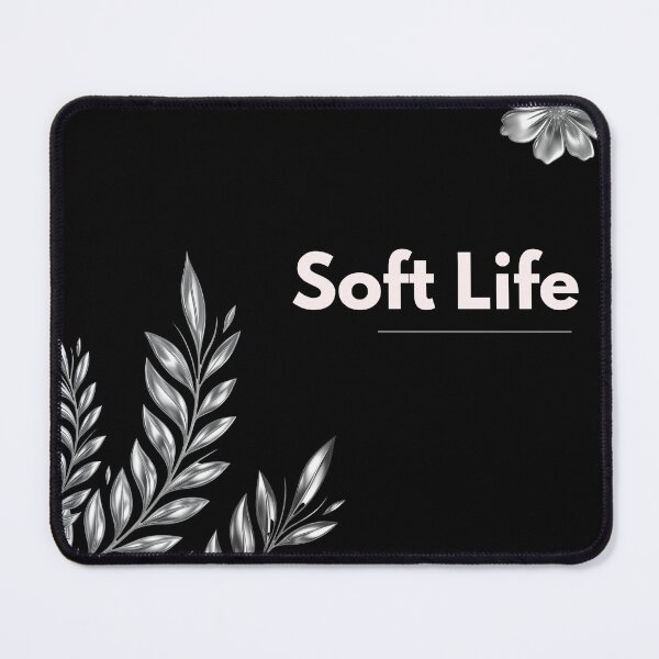 Item preview, Soft Life Luxury Botanical Aesthetic Sticker designed and sold by ruchikadesigns.
