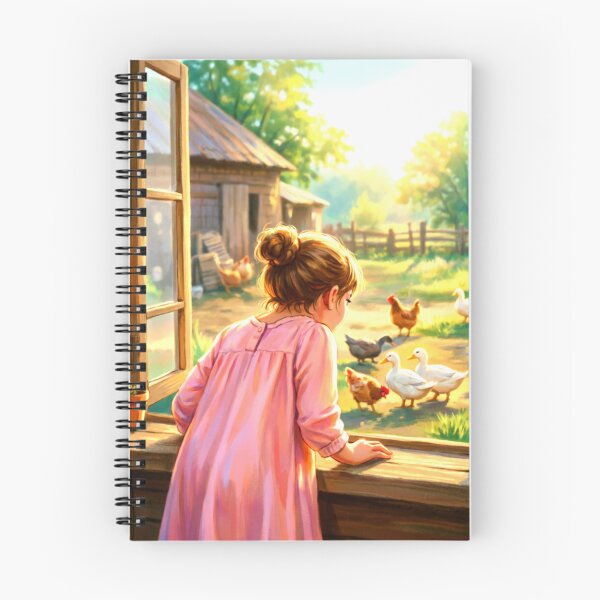 Item preview, The girl experimented with raising ducks and chickens. designed and sold by Whose-sweat.