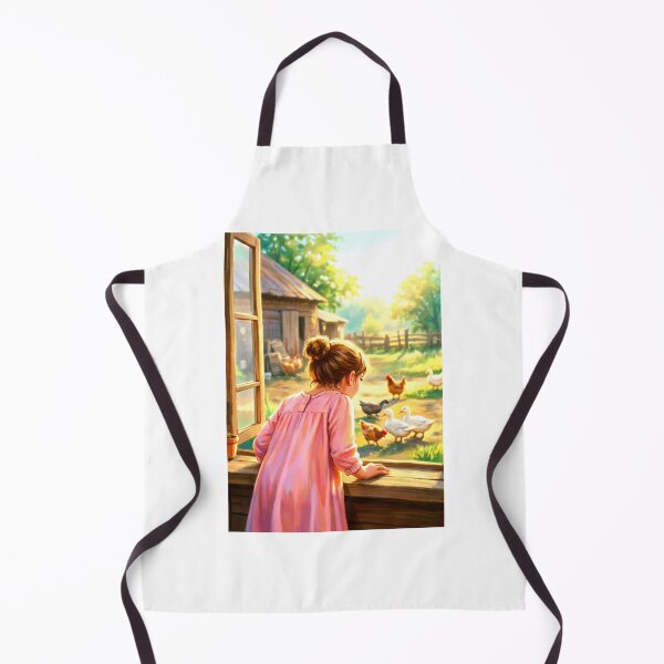 Item preview, The girl experimented with raising ducks and chickens. designed and sold by Whose-sweat.