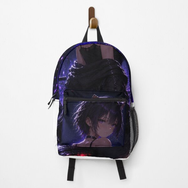 Item preview, REI – Neon Rain Catgirl Rider | Cyberpunk Anime Police Girl designed and sold by RinaWorksJP.