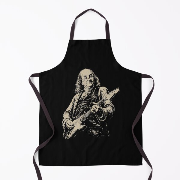 Item preview, Funny Benjamin Franklin Playing Electric Guitar Rock designed and sold by puzchresta.