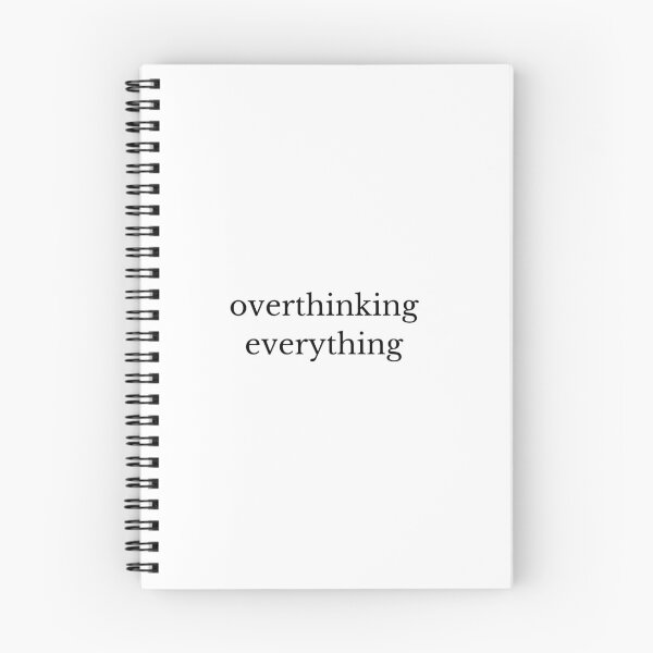 Item preview, Overthinking Everything | Minimal Cozy Aesthetic Quote designed and sold by AeraArts.