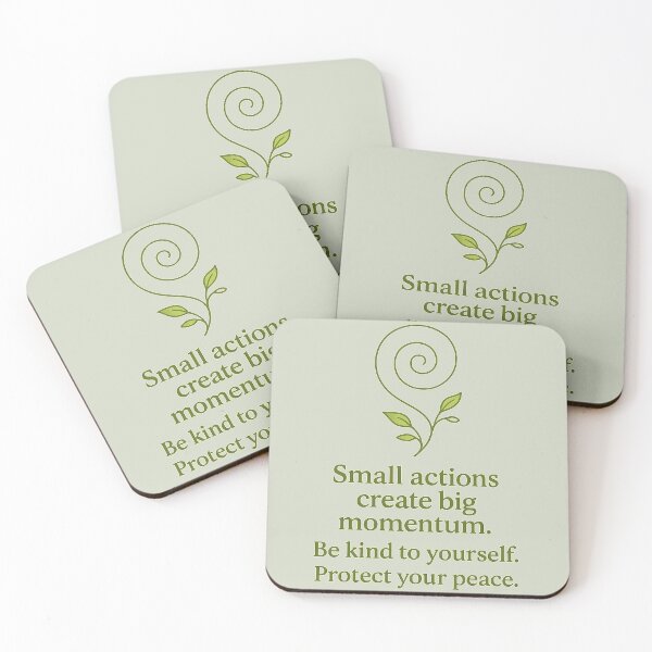 Item preview, Slavic Mokosh Spiral & Vine - Mindfulness Quote Boho Art designed and sold by InnerwayStudio.