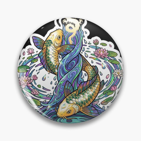 Item preview, Sacred Koi Ascending Heaven's Gate designed and sold by Terraprompt.