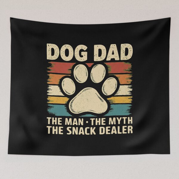 Item preview, Dog Dad The Man The Myth The Snack Dealer Tee designed and sold by OlyvieArt.