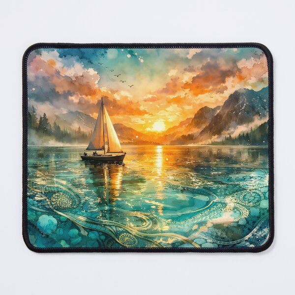 Item preview, The Sailboat That Sailed Into a Dream designed and sold by sigmaartstudio.