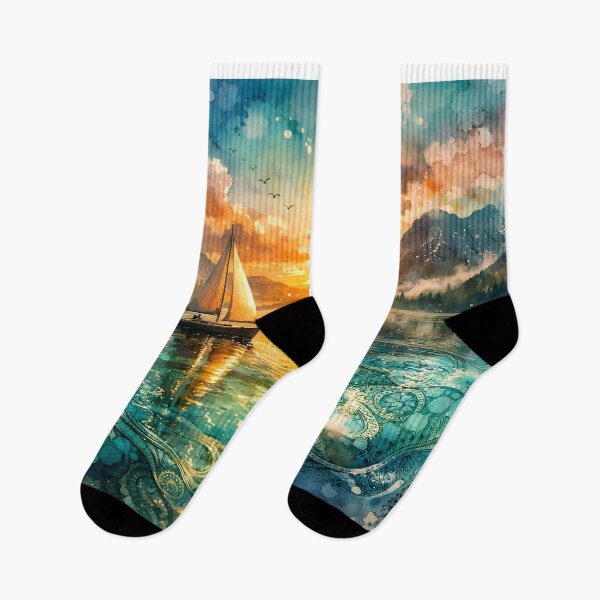 Item preview, The Sailboat That Sailed Into a Dream designed and sold by sigmaartstudio.
