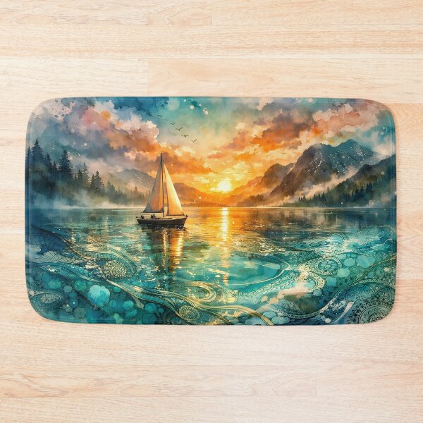 Item preview, The Sailboat That Sailed Into a Dream designed and sold by sigmaartstudio.