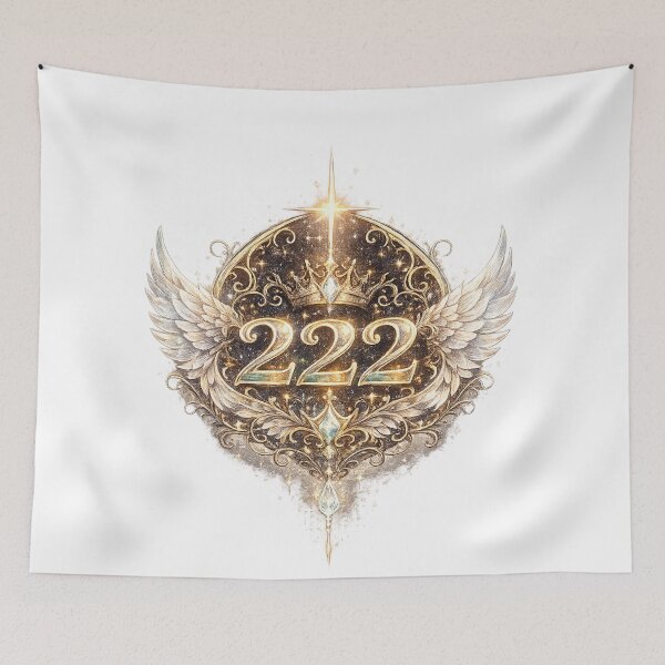 Item preview, Celestial Angel Number 222 Harmony Design designed and sold by HiteshArt111.
