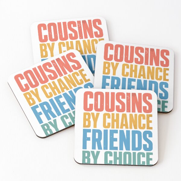 Item preview, Cousins By Chance Friends By Choice Cousin Best Friend Essential T-Shirt designed and sold by Maravillio.