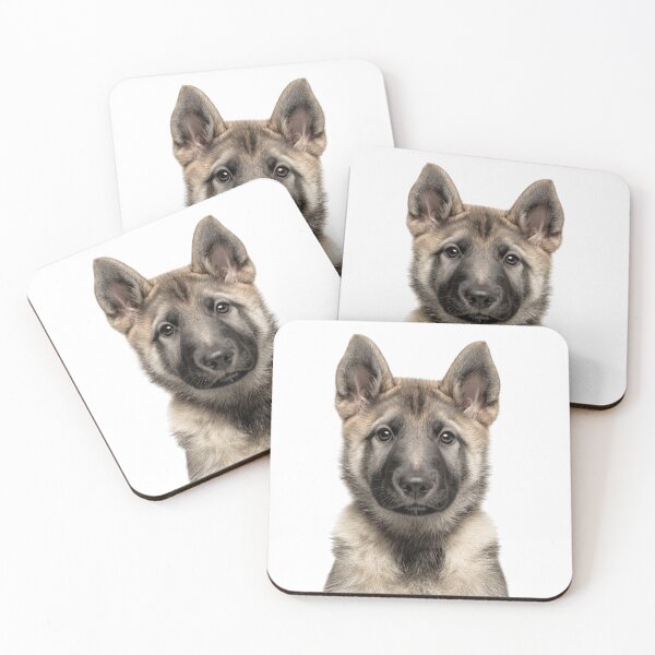 Item preview, Adorable Norwegian Elkhound puppy for Cute Elkie puppy lovers designed and sold by LazyOwlStore.