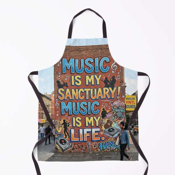 Item preview, Music Is My Sanctuary! Music Is My Life! designed and sold by GRAFFONYX.