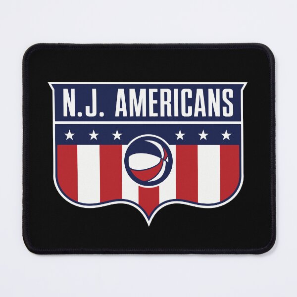Item preview, N.J. Americans Vintage ABA Logo – Classic 1960s Basketball Design designed and sold by RetroBasketball.