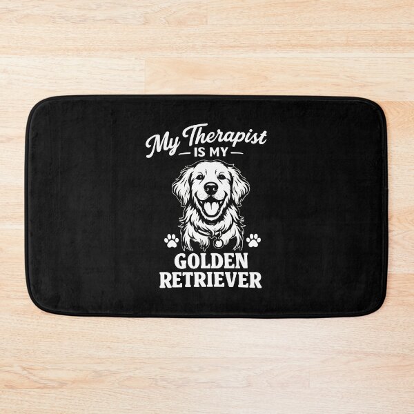 Item preview, My Therapist Is My Golden Retriever Dog designed and sold by OlyvieArt.